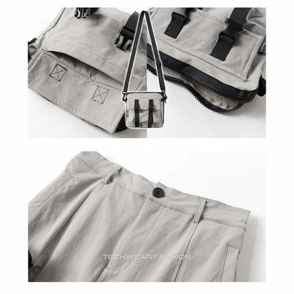 Techwear Gray tactical pants