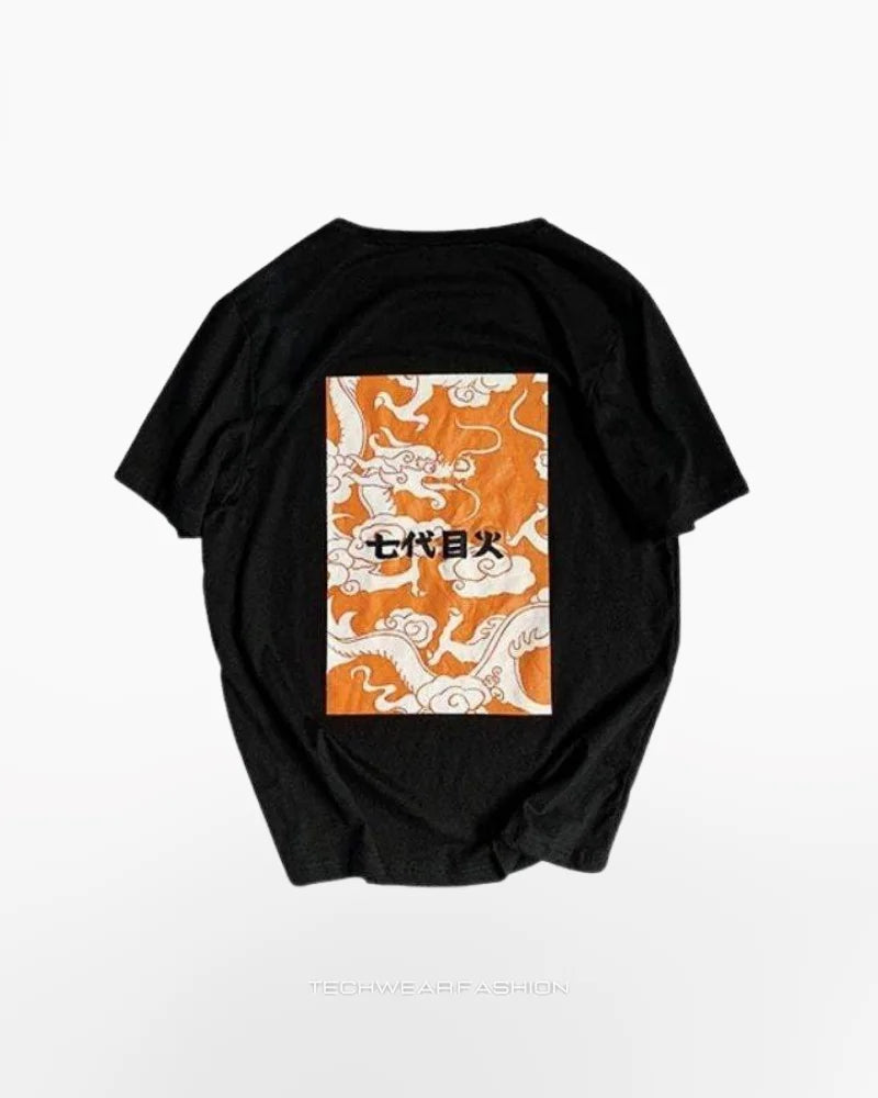 Techwear Japanese Dragon Shirt