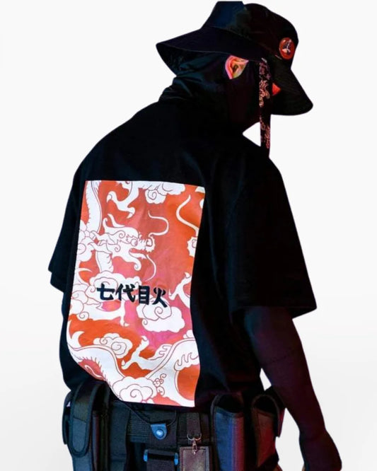 Techwear Japanese Dragon Shirt