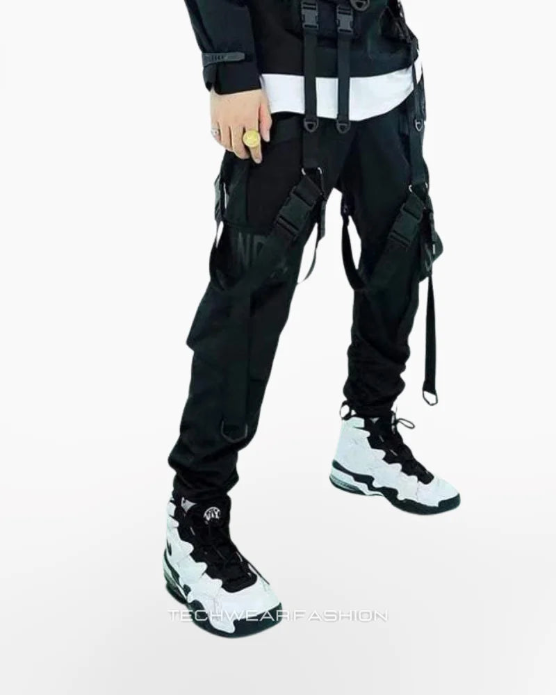 Techwear Joggers with Straps