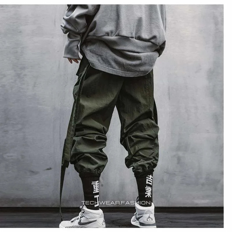 Techwear Khaki Pants Streetwear