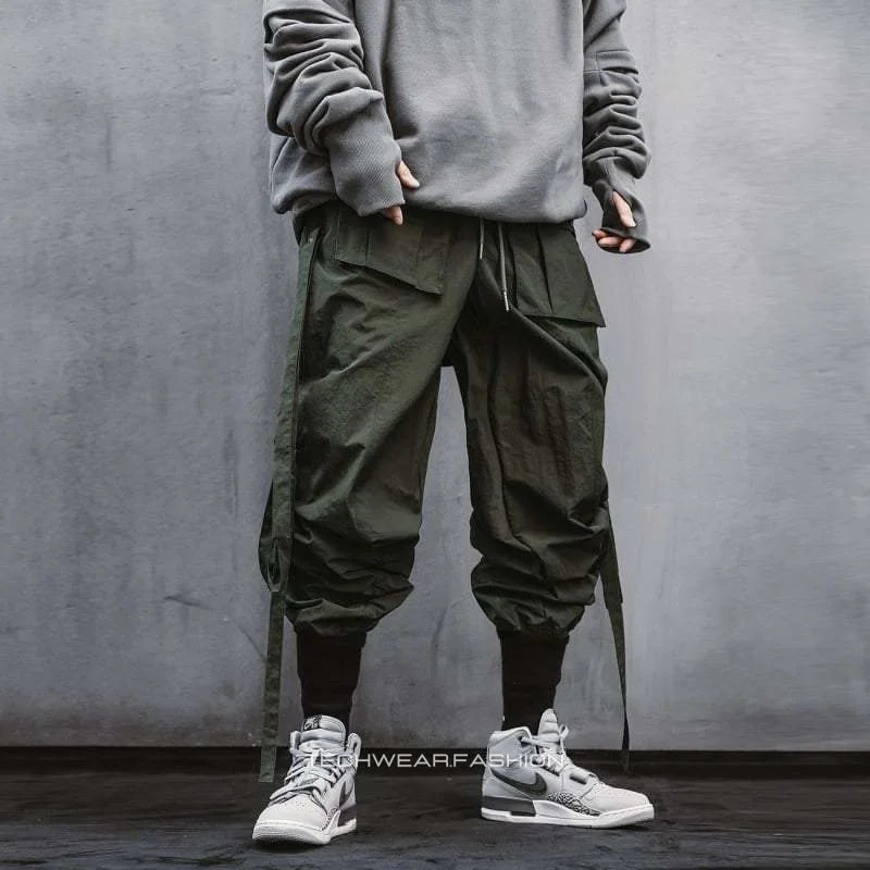 Techwear Khaki Pants Streetwear