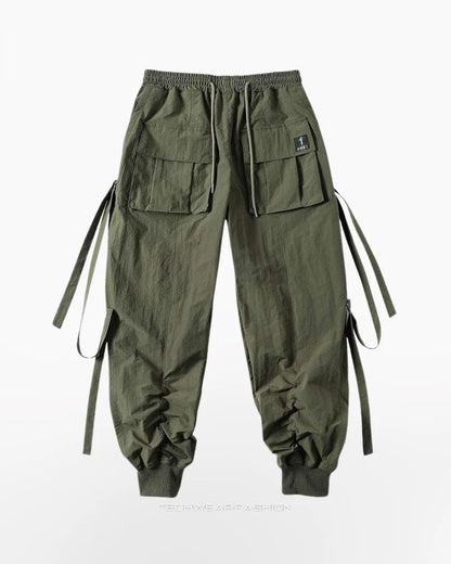 Techwear Khaki Pants Streetwear