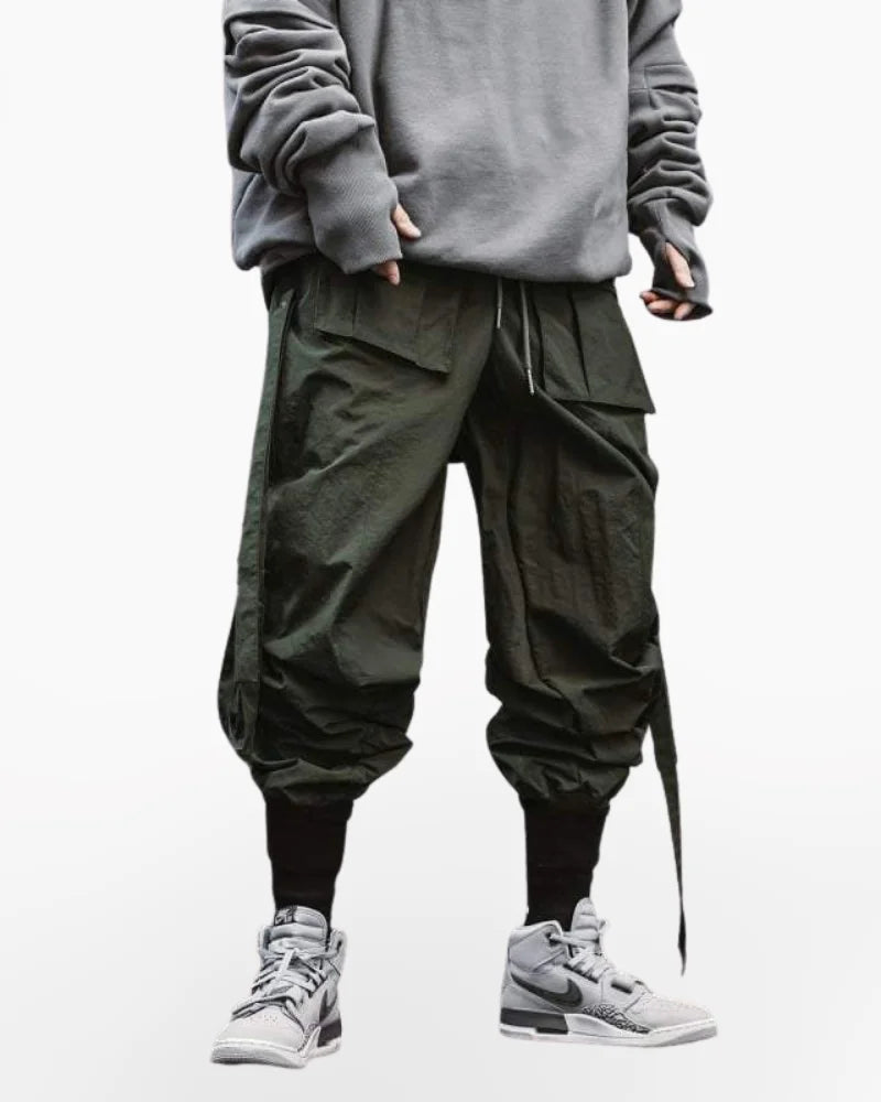 Techwear Khaki Pants Streetwear