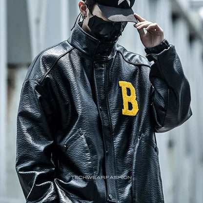 Techwear Leather Jacket