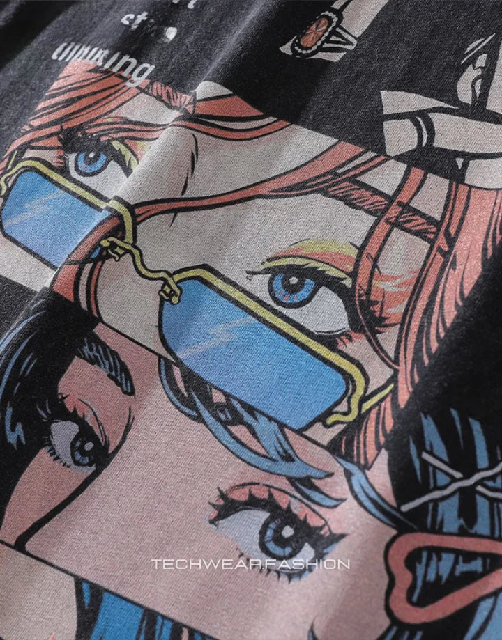 Techwear Manga Shirt