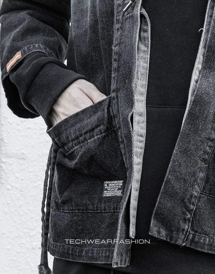 Techwear Men’s Denim Kimono