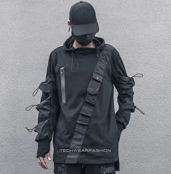 Techwear Multi Pocket Hoodie