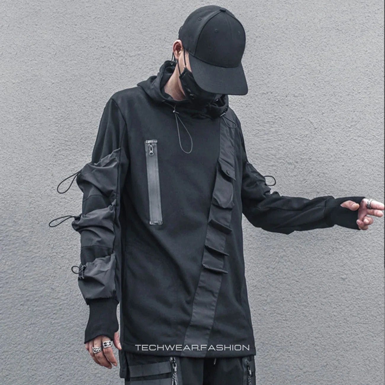 Techwear Multi Pocket Hoodie