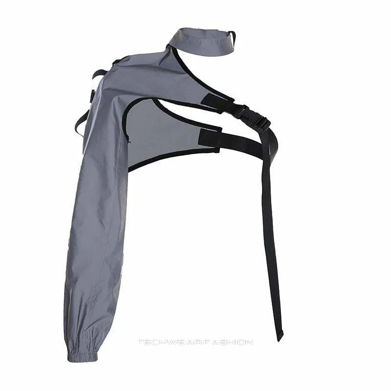 Techwear one shoulder top women