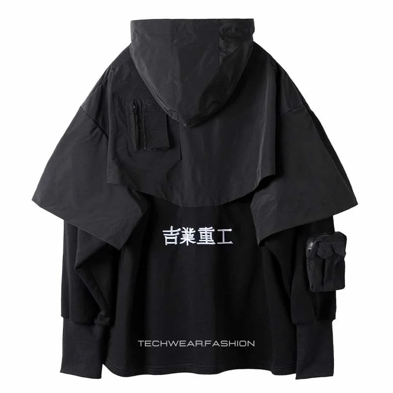 Techwear Oversized Hoodie Japanese