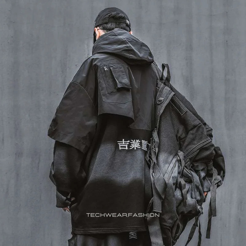 Techwear Oversized Hoodie Japanese