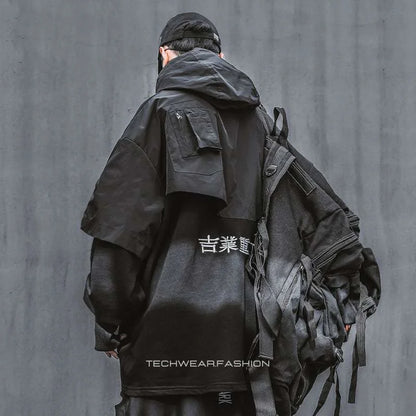 Techwear Oversized Hoodie Japanese