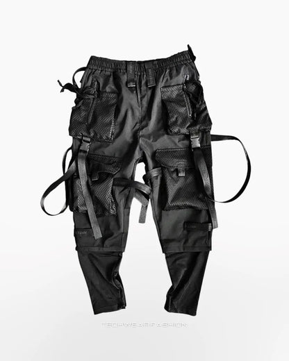 Techwear Pants with Straps