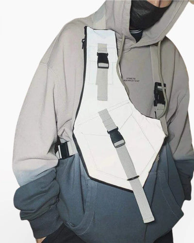 Techwear Reflective Chest Bag
