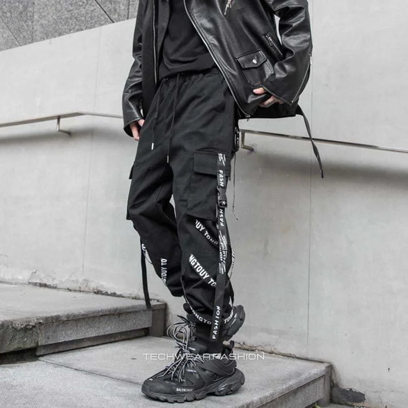 Techwear Ribbon pants