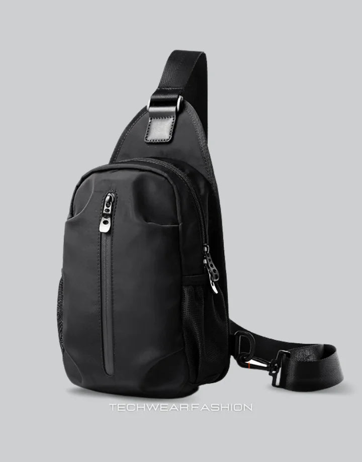 Techwear Small Black Sling Bag