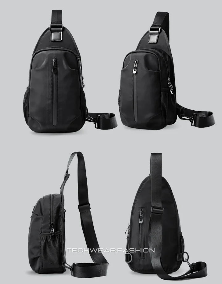 Techwear Small Black Sling Bag