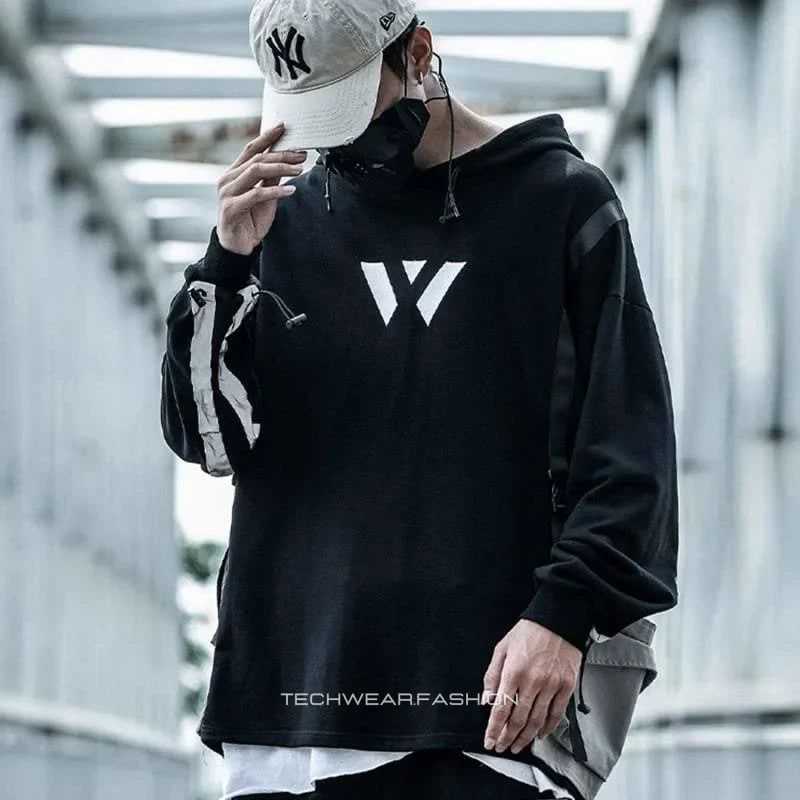 Techwear Softshell Pullover Hoodie