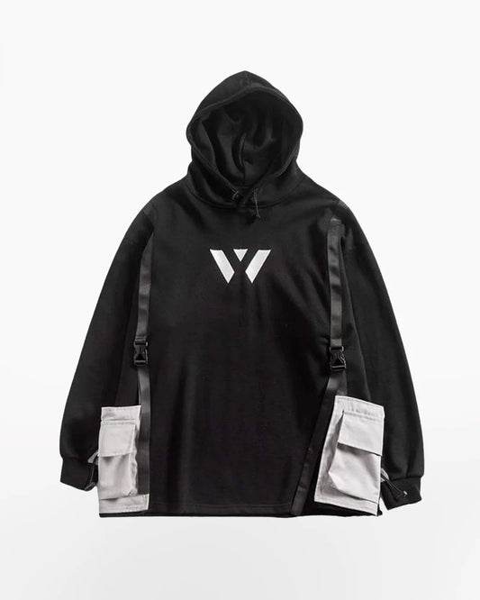 Techwear Softshell Pullover Hoodie