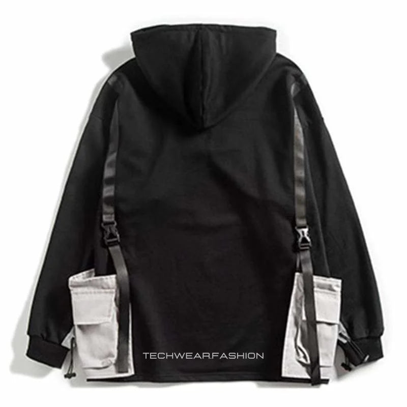 Techwear Softshell Pullover Hoodie