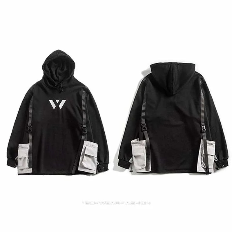 Techwear Softshell Pullover Hoodie