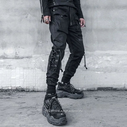 Techwear Street Goth Pants