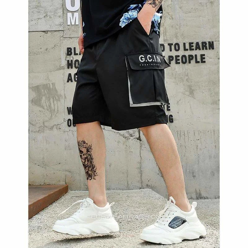 Techwear Streetwear Cargo Shorts