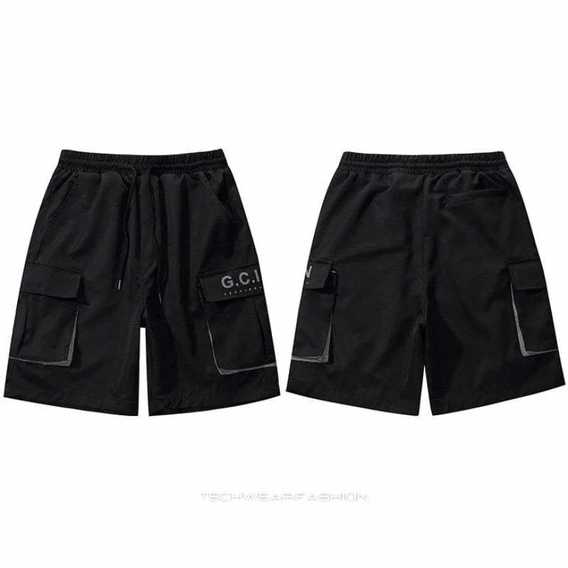 Techwear Streetwear Cargo Shorts