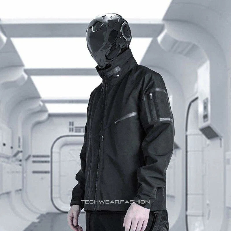 Techwear Tactical Jacket with Hood