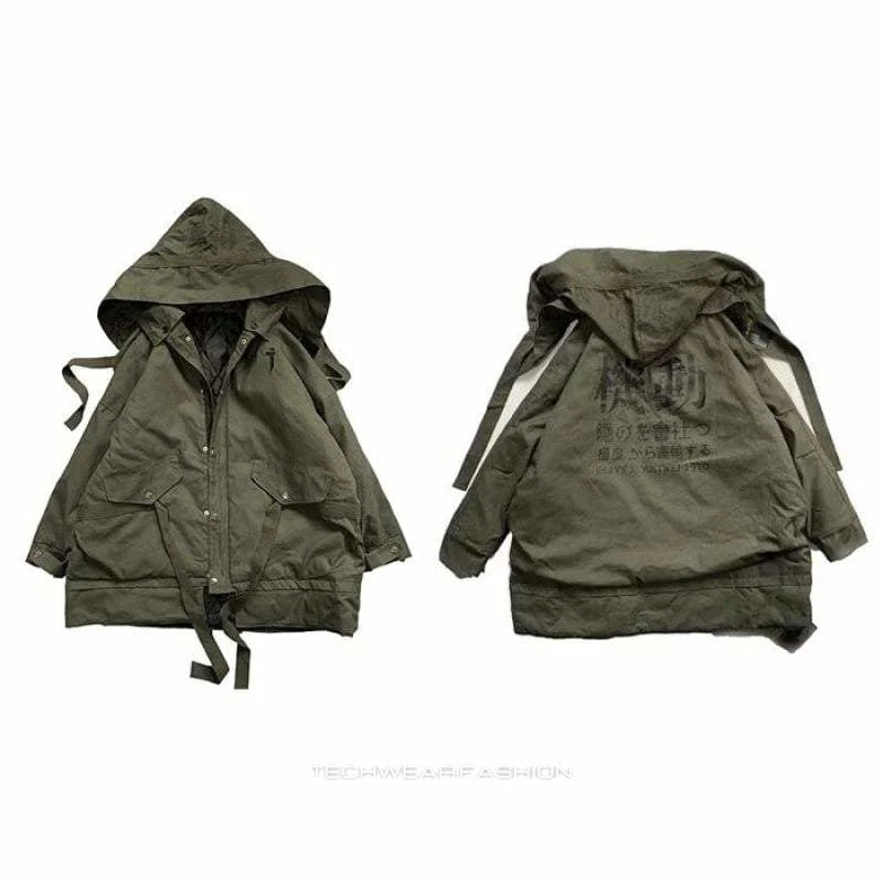 Techwear Tactical Parka Jacket