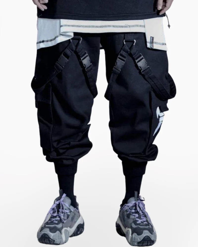 Techwear tapered pants