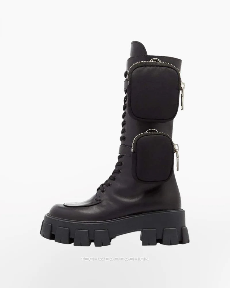 Techwear Women’s Black Tactical Boots