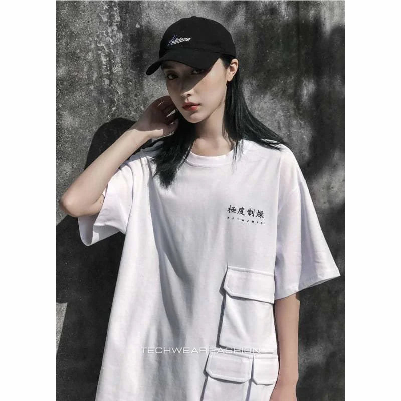 Techwear Women’s Shirt with Pockets