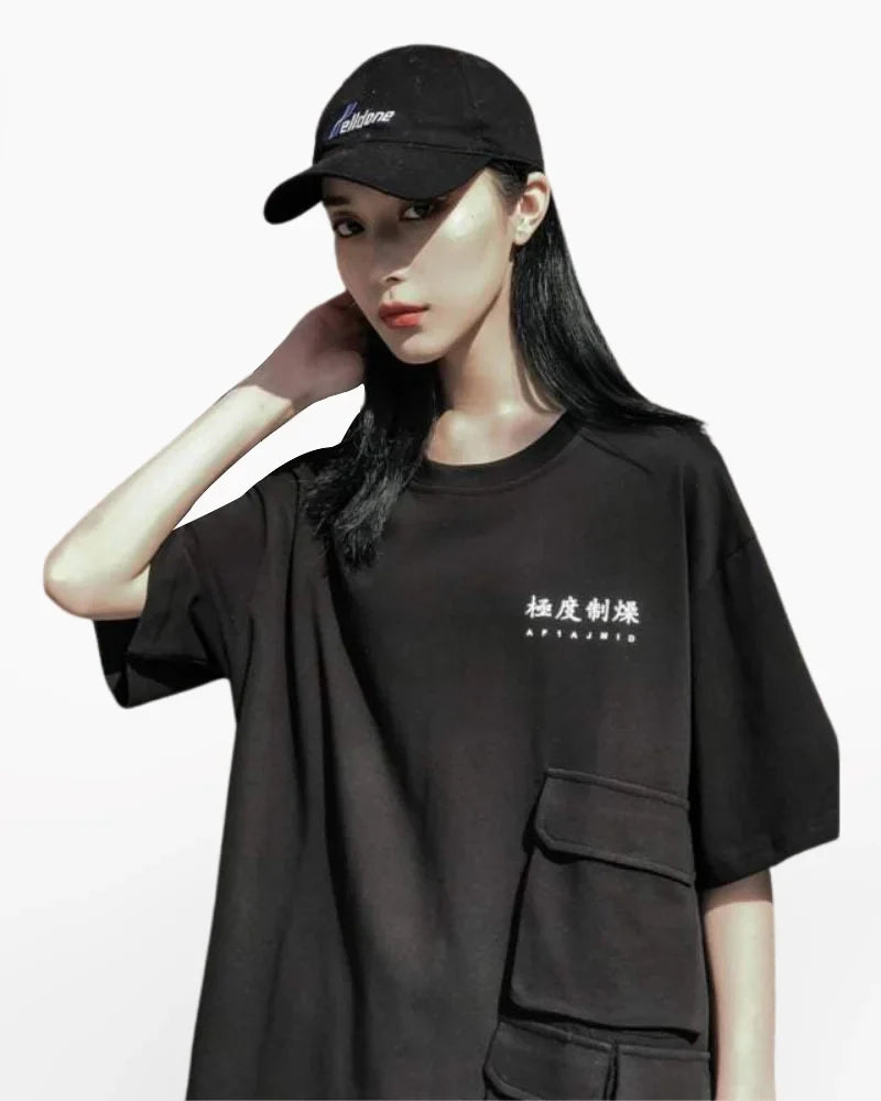 Techwear Women’s Shirt with Pockets