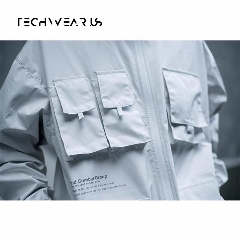 White Techwear Jacket