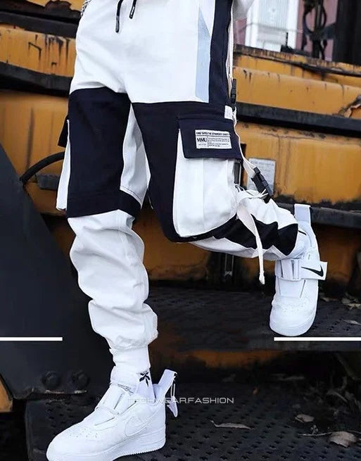 White Techwear Pants