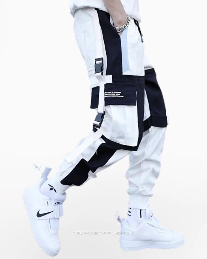 White Techwear Pants