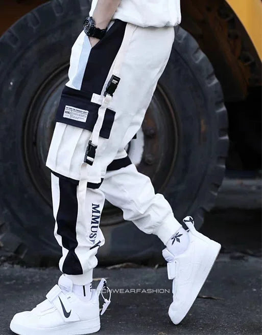 White Techwear Pants