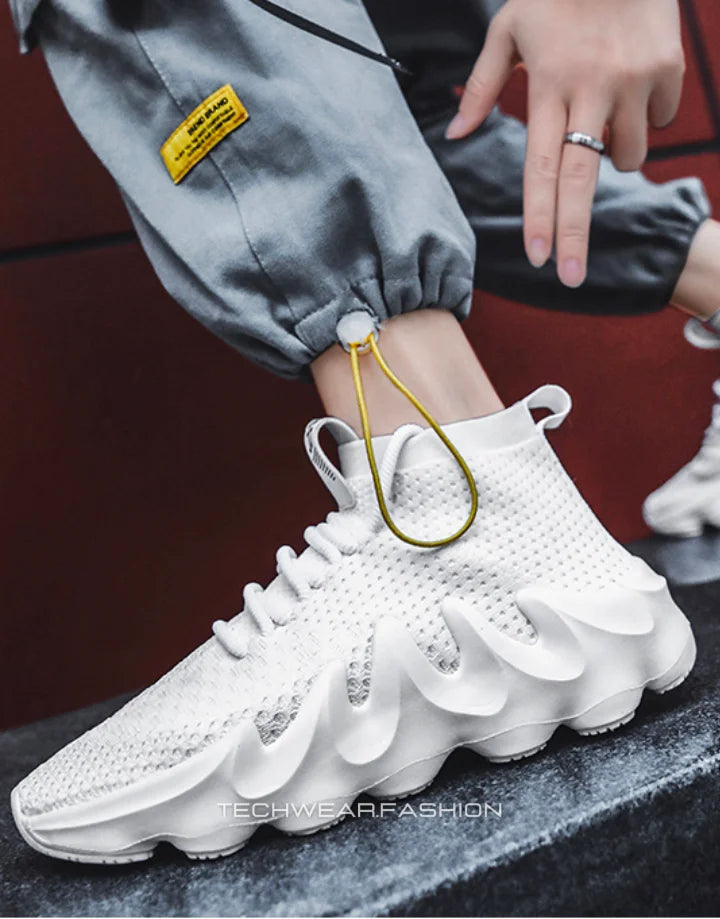 White Techwear Shoes