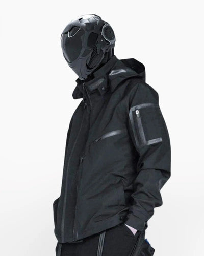 Techwear Tactical Jacket with Hood
