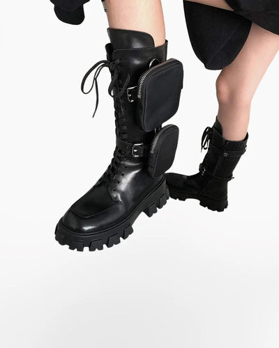 Techwear Women’s Black Tactical Boots